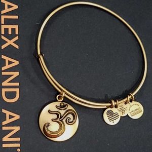 Alex and Ani OM Charm Bracelet